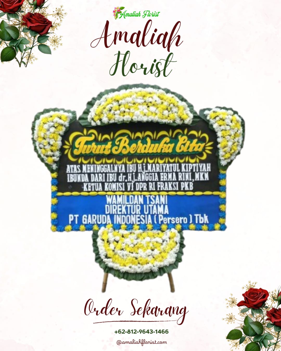 Papan Bunga Duka Payakumbuh Utara